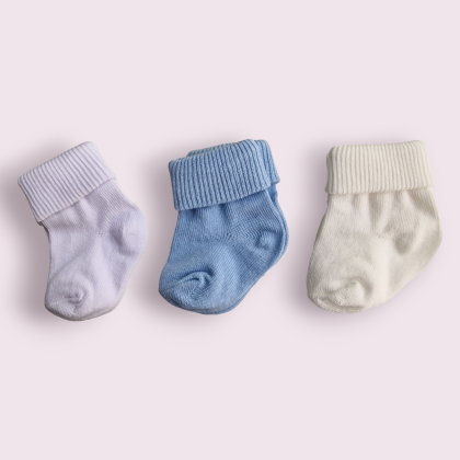 Бебе чорапи 3 чифта в кутия 