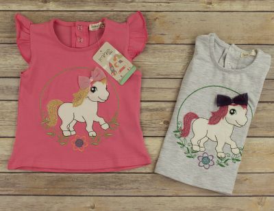 ❤️ Розова тениска еднорог 