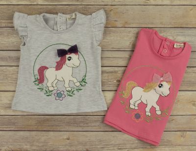 ❤️ Сива тениска еднорог