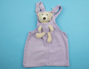 ❤️ Дънков сукман с плюшено мече 