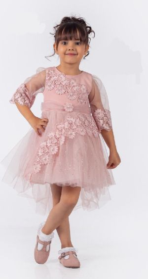 ❤️ Дантелена рокля с диадема