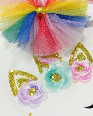 ❤️ Туту рокля еднорог с лента за глава 