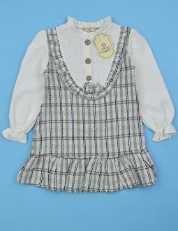 ❤️ Каре рокля с риза ръкави