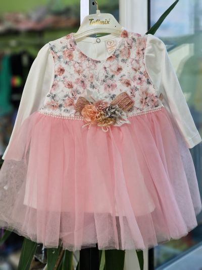 ❤️ Рокля  дантела и перли 