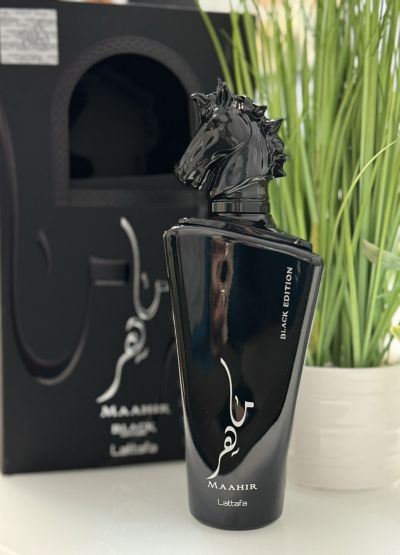 МЪЖКИ ПАРФЮМ LATTAFA EDP MAAHIR BLACK EDITION  100мл