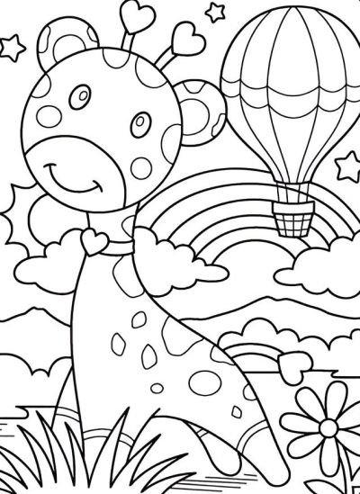 Книжка за оцветяване с животни - Таралеж