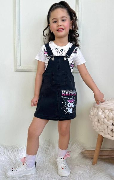 ❤️ Комплект дънков сукман с тениска 